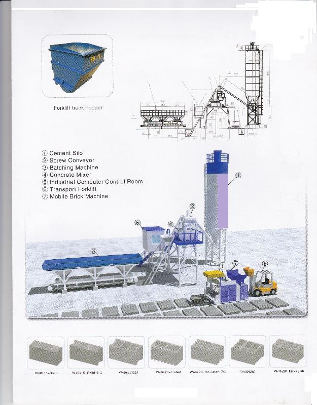 Fabrica de hacer,, bloques, bovedillas, baldosas