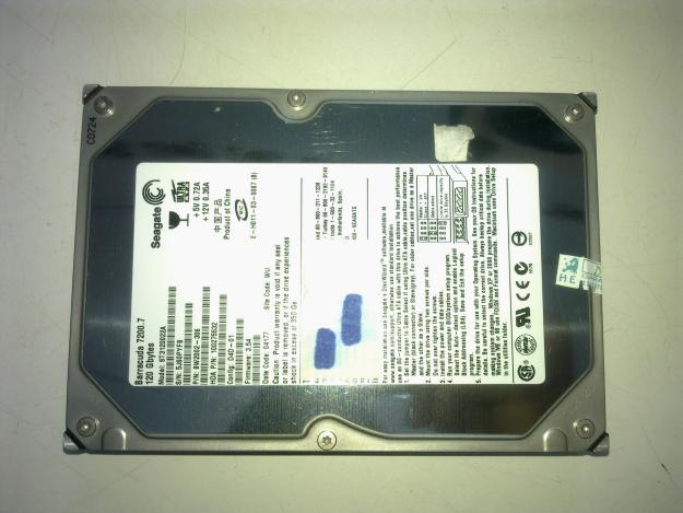 vendo disco duro de 120 gb 3.5 pulgadas barracuda 7200.7 sata