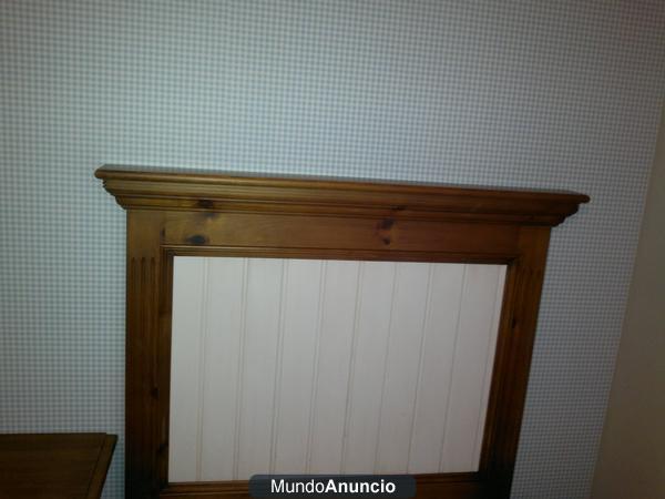 vendo cabezal madera y somier