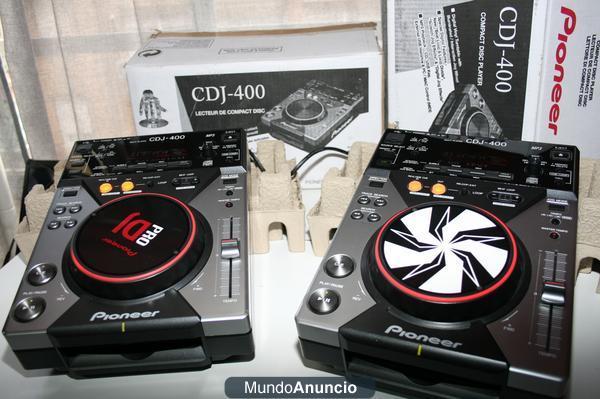 2 PIONEER CDJ 400