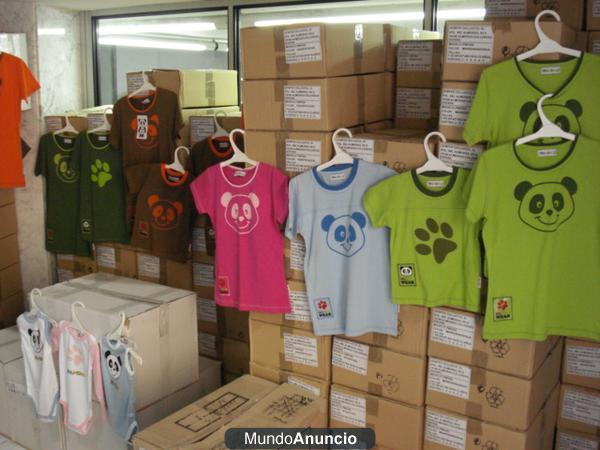 STOCK BODYS Y CAMISETAS NIÑO/A MARCA PANDA