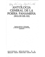 Antología general de la poesía panameña siglos XIX-XX (R. Miró, H. de Icaza, D. Fábrega, A. I. Illueca, M. Castillo, E.