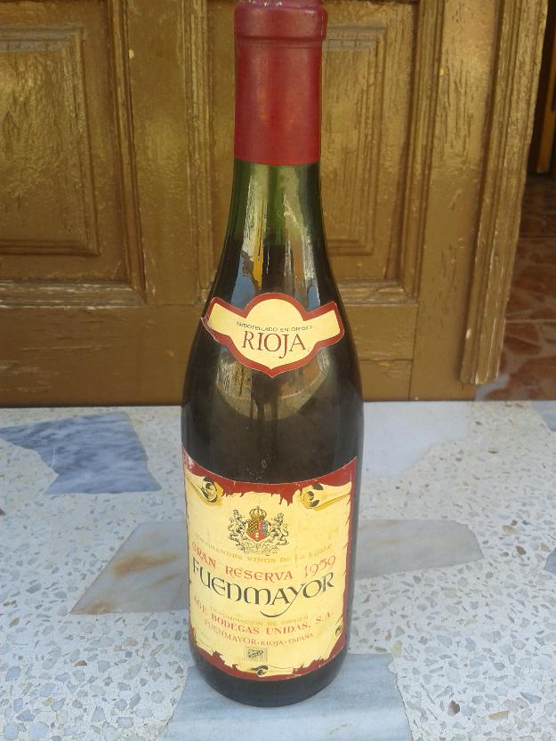 vendo botella de vino tinto gran reserva rioja 1959