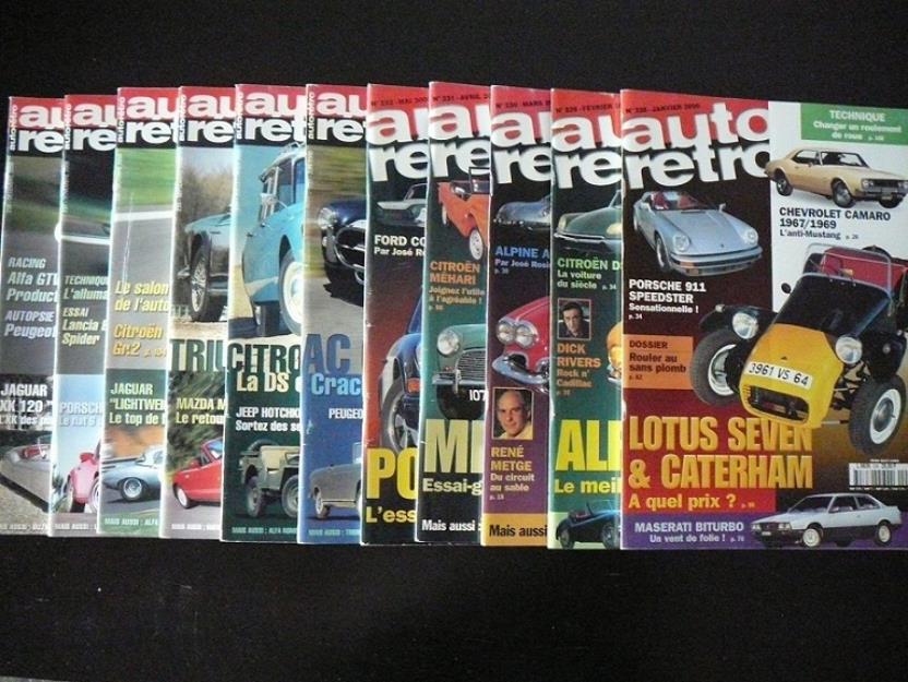 Revistas automoviles clásicos en francés