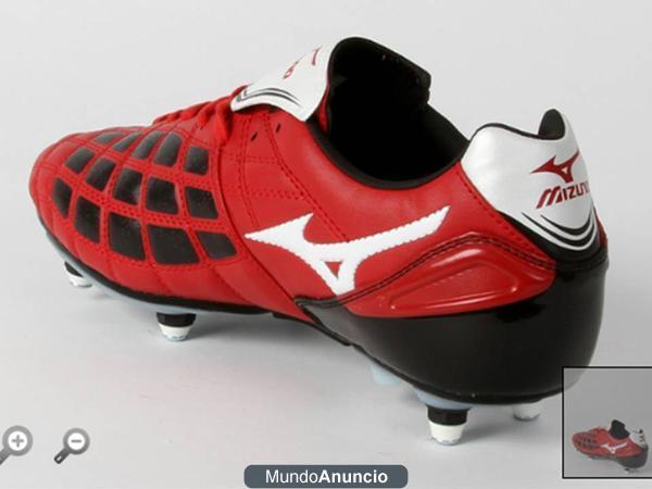 Botas de futbol mizuno incision 2 si color rojo