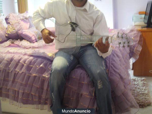 GUITARRA DE CRISTAL SONIDO INCREIBLE