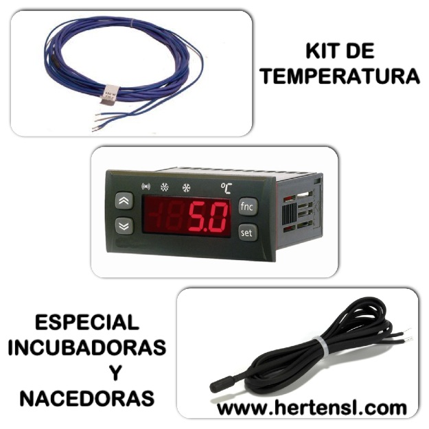 Kit de temperatura para fabricar una incubadoras