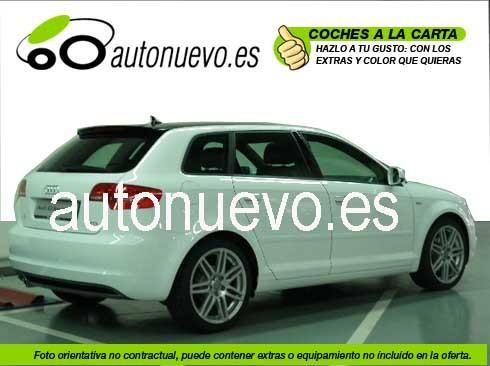 Audi A3 Sportback S Line  Black Edition  2.0 Tdi 140cv 6vel. Blanco Ibis, Negro ó rojo Brillante. Nuevo.Nacional.