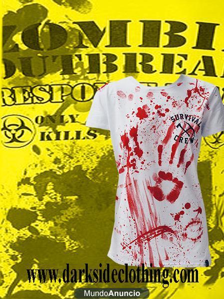 CAMISETAS ZOMBIES