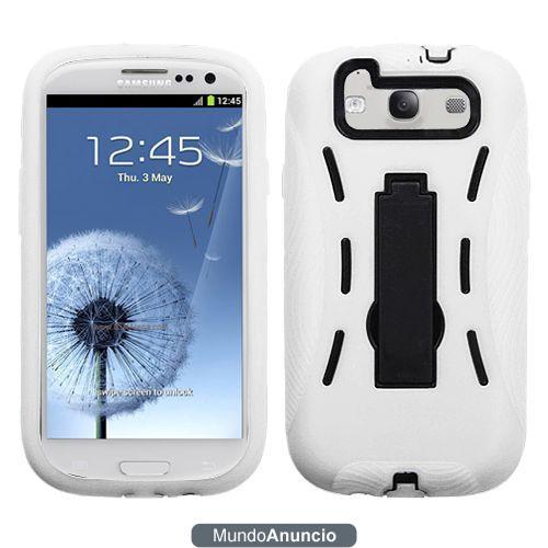 White/Black Symbiosis Samsung Galaxy S 3 III i9300