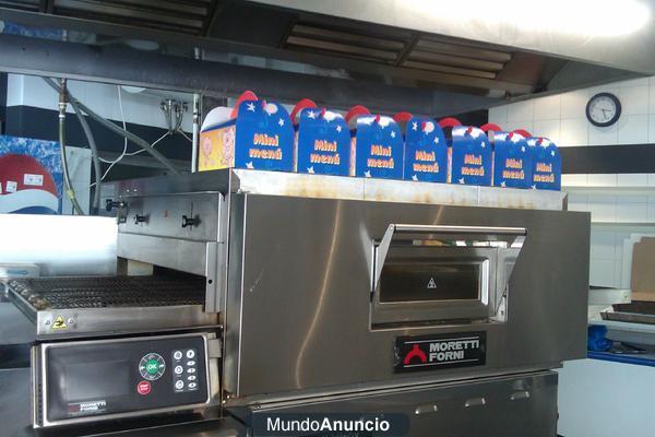 VENDO HORNO DE CADENA A GAS MORETTI