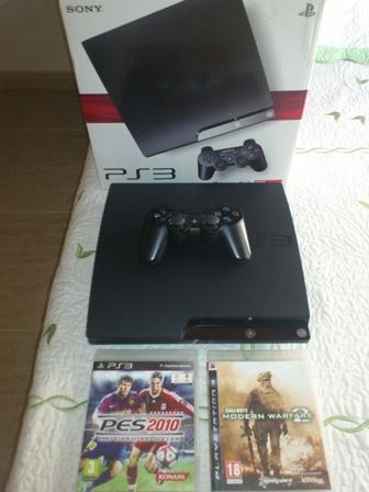 Ps3 120 gb nueva + 2 juegos4