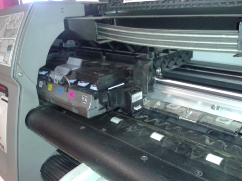 plotter hp 5000 tintas uv/dye