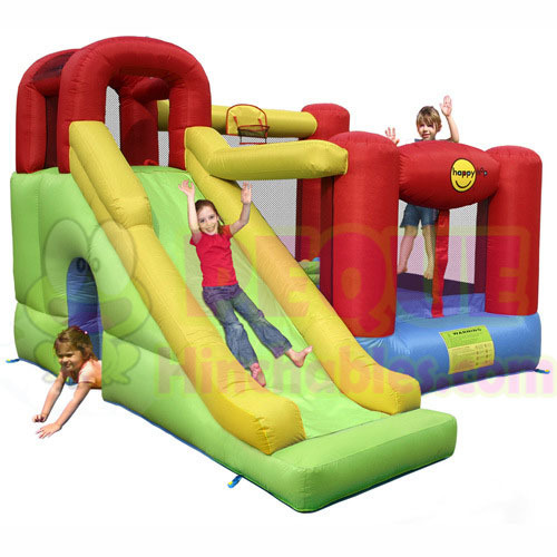 Castillo Hinchable Play Center 6 en 1 happy hop con tobogan y zona de salto