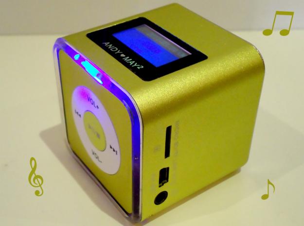 Mini altavoz reproductor soundstation cuve