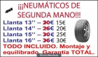 NEUMÁTICOS SEGUNDA MANO SAN MARTIN DE VALDEIGLESIAS - MADRID - mejor precio | unprecio.es