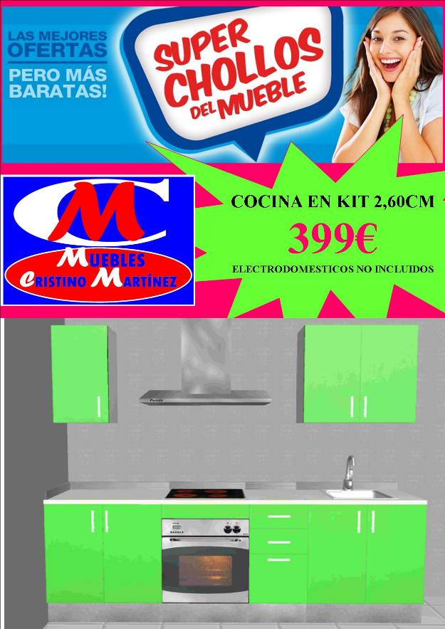 Cocina de 2,60cm por 399€