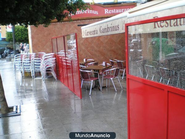 SEPARADORES DE EXTERIOR PARA BARES Y RESTAURANTES