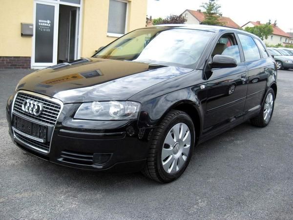 Audi A3 Sportback 1.9 TDI, negro, 2008, 11.470 KM, 9000 EURO