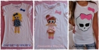 camisetas infantiles con apliques de muñeca 10€ OFERTA - mejor precio | unprecio.es