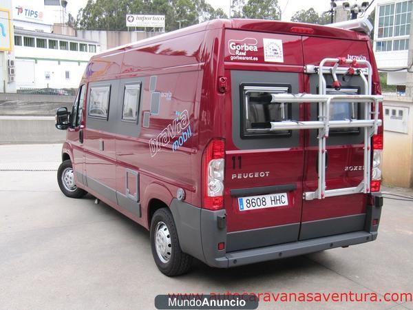 Alquiler camper Bravia Swant Peugeot Boxer en Galicia