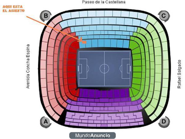 Vendo pin y cedo un abono para el REAL MADRID - BARCELONA