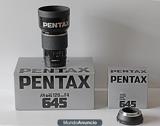 SE VENDE OBJETIVO PENTAX 645 FA 120mm F4