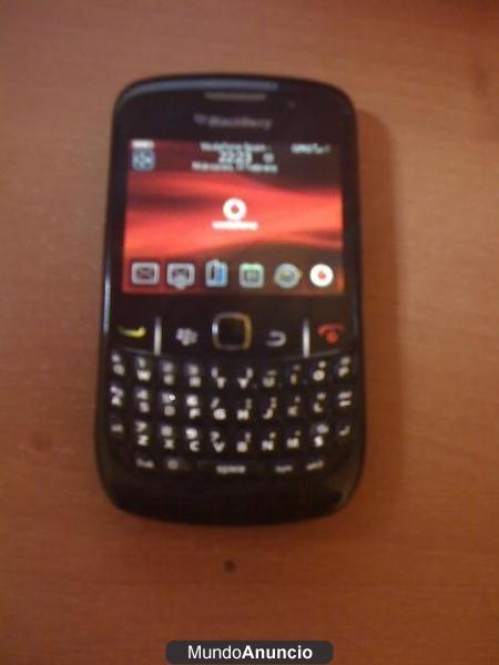 VENDO BLACKBERRY CURVE NEGRA VODAFONE! + 4 fundas