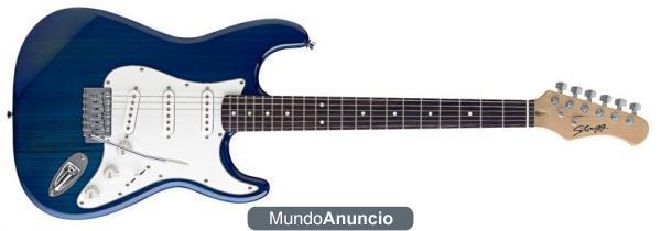 vendo o cambio guitarra electrica stagg+ ampli+ cableado y funda