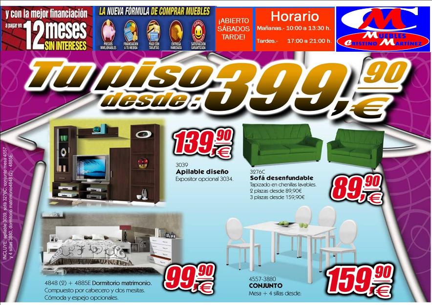 Tu piso completo desde 399€