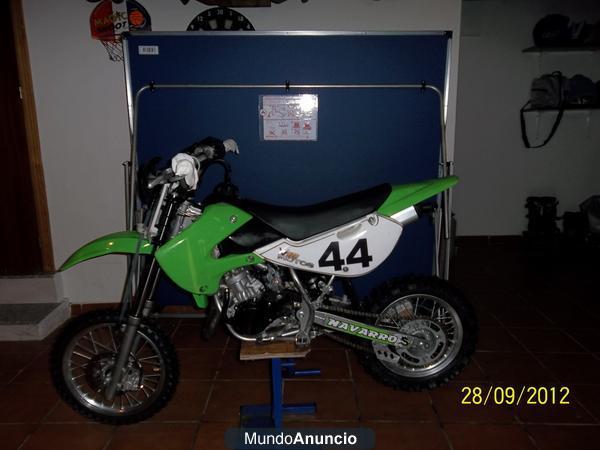 VENDO MOTO DE  motocross 65cc  marca kawasaki