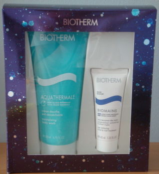 Biotherm Set Biomains Manos + Aquathermale Gel