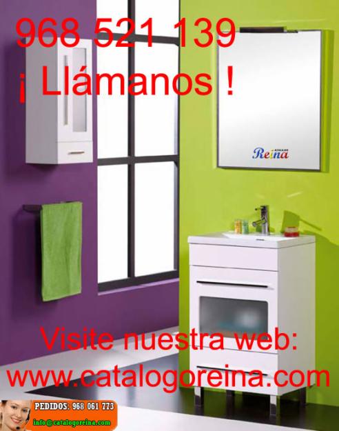 Muebles de baño con medidas reducidas en oferta