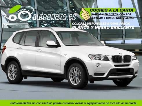 BMW X3 xDrive20d. 184cv. Automatico.Blanco o Negro. NUEVO.NACIONAL.