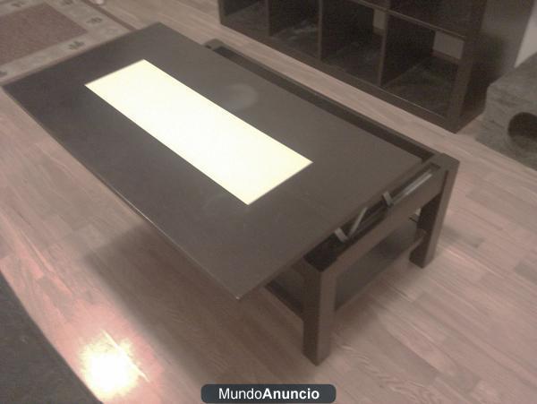 MESA DESPLEGABLE SALÓN WENGÉ