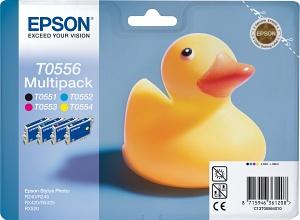 Cartuchos originales EPSON T0556 (patito de goma)