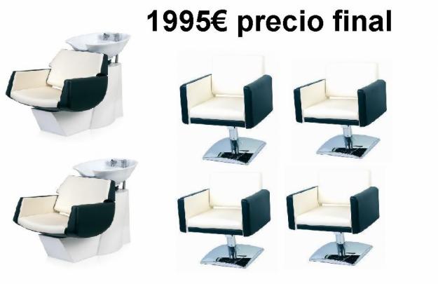 mobiliario de peluquería 1995€