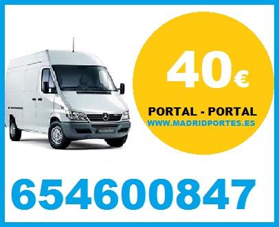 Madrid y mudanzas(91.368)9819 portes en sanchinarro