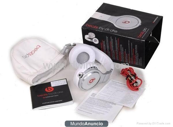 monster beats  by dr.dre studio pro blancos