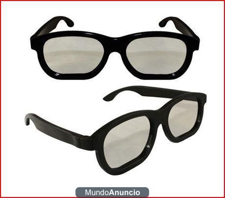 GAFAS POLARIZADAS 3D REUTILIZABLES ( OFERTA 3x2 )      precio 9 euro