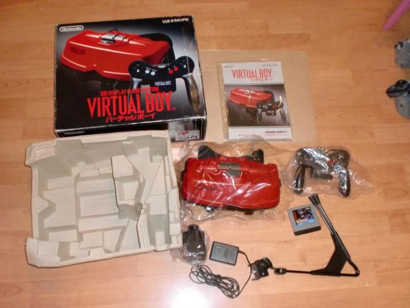 nintendo virtual boy en caja version japonesa