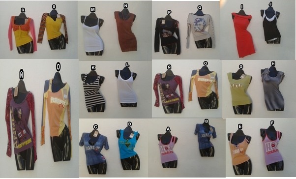 Liquidación de camisetas mujer a 2€ primavera-verano