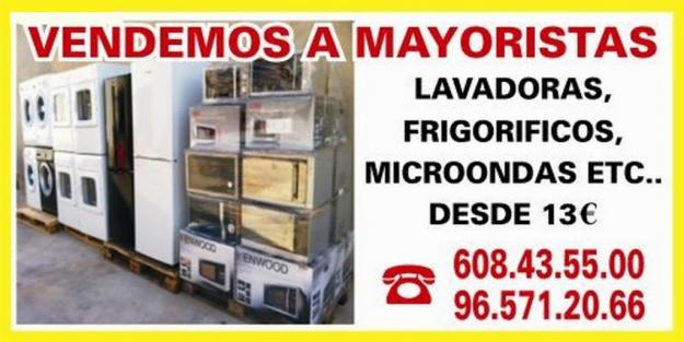 Stock importante de electrodomesticos, lavadoras...