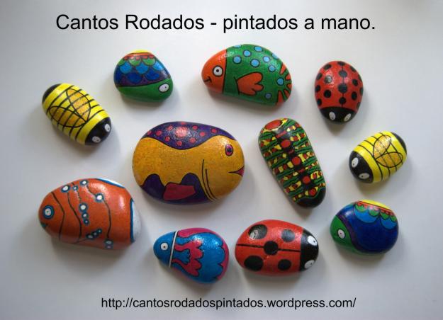 Piedras o Cantos Rodados Pintados a Mano