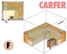 Se vende sauna finlandesa