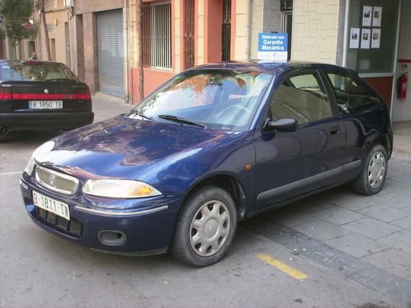 ROVER 200 214 I, AZUL, año 1998, 130000 km tel: 93- 298-0491