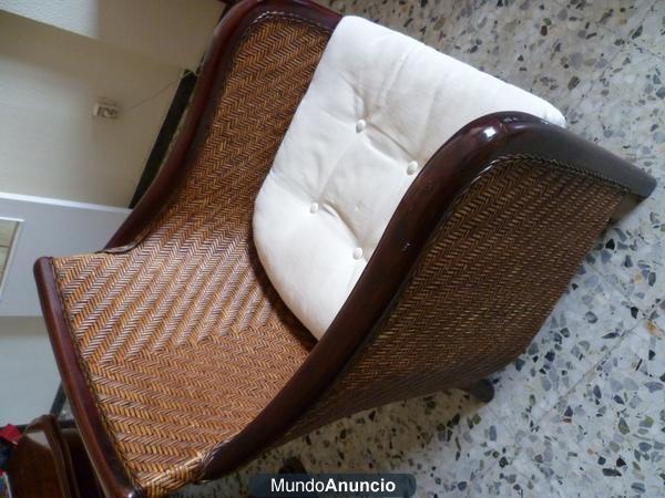 vendo sillon colonial, poquisimo uso. impecable