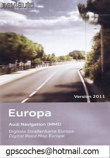 SE VENDE MAPAS CD o DVD EUROPA 2011 PARA NAVEGADORES GPS ORIGINALES AUDI