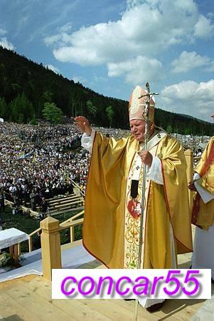FOTOGRAFÍAS oficiales Vaticano, Papa Juan Pablo II visita a Polonia 1997.