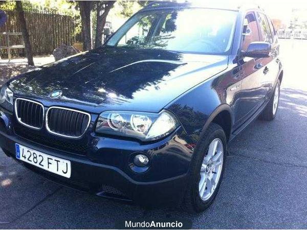 BMW X3 2.0 DIESEL,177 CV,AZUL MARINO